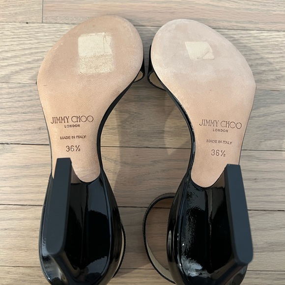 Jimmy Choo Edina Patent Leather Sandal - Picture 5 of 9